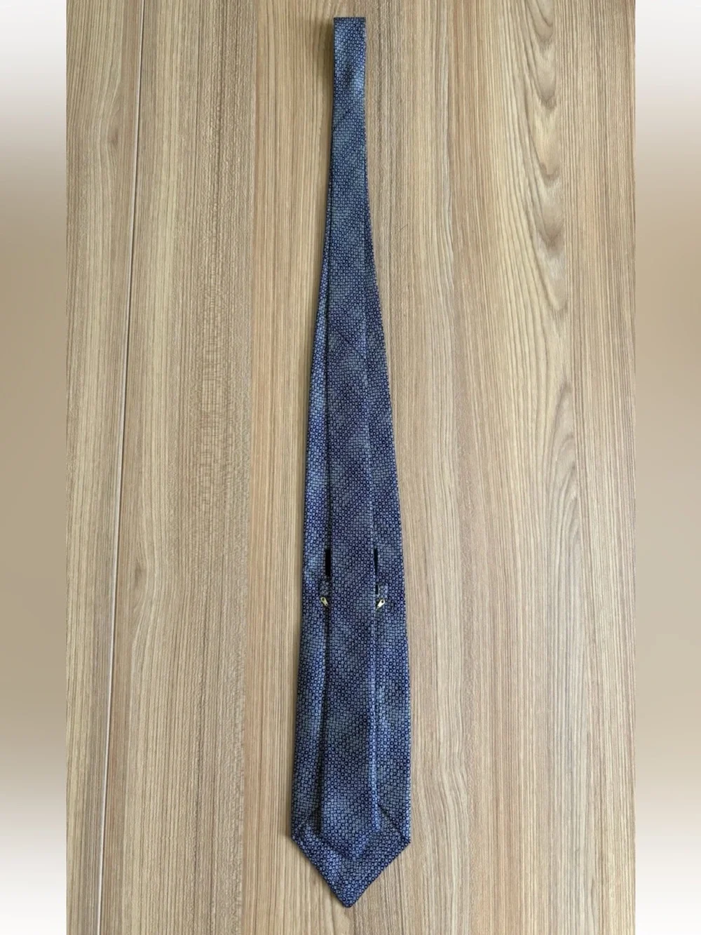 Vintage Brioni Silk Tie Logo Bar Chain Italy Purple Geometric Artsy Designer